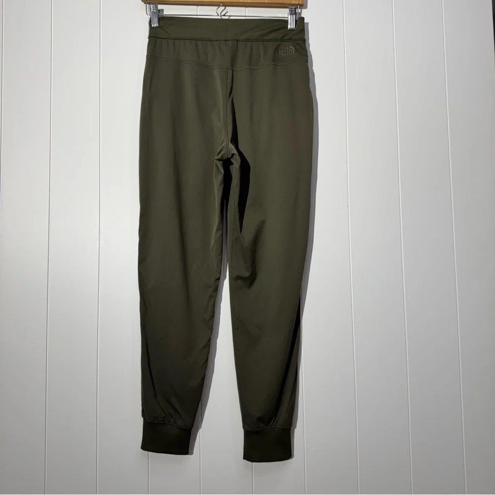 The North Face Aphrodite Internal Drawstring Joggers Green Size Small Stretch